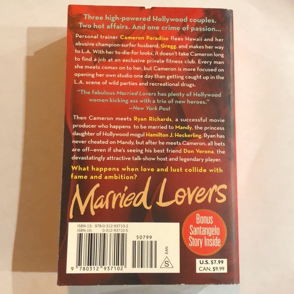⭐️5 for $15⭐️ Married Lovers by Jackie Collins | Book - Picture 2 of 2
